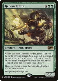 Genesis Hydra - The List Reprints - Magic: The Gathering card
