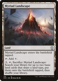 Myriad Landscape - Commander: Zendikar Rising - Magic: The Gathering card