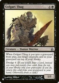 Golgari Thug - The List Reprints - Magic: The Gathering card