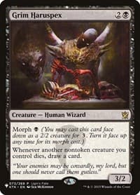 Grim Haruspex - The List Reprints - Magic: The Gathering card
