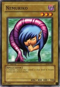 Nemuriko - The Legend of Blue Eyes White Dragon - YuGiOh card