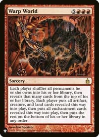Warp World - The List Reprints - Magic: The Gathering card