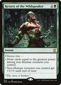 Return of the Wildspeaker - Commander: Zendikar Rising - Magic: The Gathering card