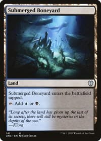 Submerged Boneyard - Commander: Zendikar Rising - Magic: The Gathering card
