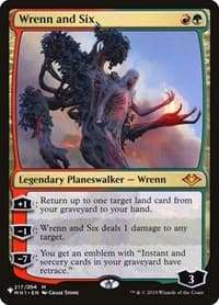 Wrenn and Six - The List Reprints - Magic: The Gathering card