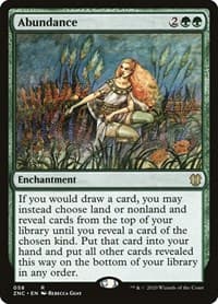 Abundance - Commander: Zendikar Rising - Magic: The Gathering card