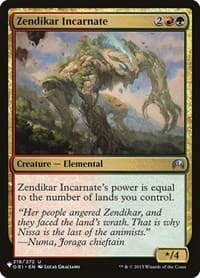 Zendikar Incarnate - The List Reprints - Magic: The Gathering card