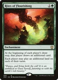 Rites of Flourishing - Commander: Zendikar Rising - Magic: The Gathering card