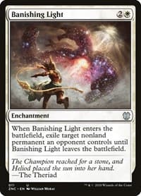Banishing Light - Commander: Zendikar Rising - Magic: The Gathering card