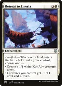 Retreat to Emeria - Commander: Zendikar Rising - Magic: The Gathering card