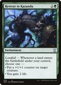 Retreat to Kazandu - Commander: Zendikar Rising - Magic: The Gathering card