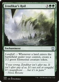 Zendikar's Roil - Commander: Zendikar Rising - Magic: The Gathering card