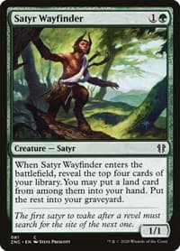 Satyr Wayfinder - Commander: Zendikar Rising - Magic: The Gathering card
