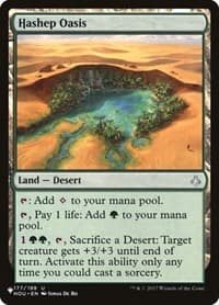 Hashep Oasis - The List Reprints - Magic: The Gathering card