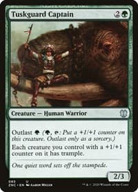 Tuskguard Captain - Commander: Zendikar Rising - Magic: The Gathering card