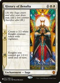 History of Benalia - The List Reprints - Magic: The Gathering card