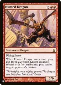 Hunted Dragon - The List Reprints - Magic: The Gathering card
