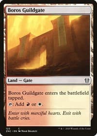Boros Guildgate - Commander: Zendikar Rising - Magic: The Gathering card