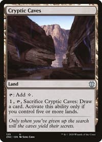 Cryptic Caves - Commander: Zendikar Rising - Magic: The Gathering card