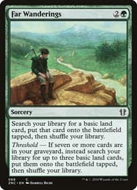 Far Wanderings - Commander: Zendikar Rising - Magic: The Gathering card