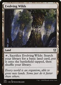 Evolving Wilds - Commander: Zendikar Rising - Magic: The Gathering card
