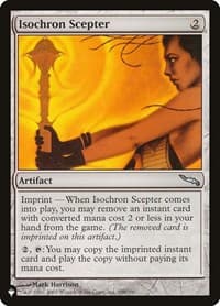 Isochron Scepter - The List Reprints - Magic: The Gathering card