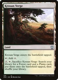 Krosan Verge - Commander: Zendikar Rising - Magic: The Gathering card