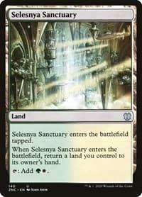 Selesnya Sanctuary - Commander: Zendikar Rising - Magic: The Gathering card