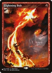 Lightning Bolt (PRM) - The List Reprints - Magic: The Gathering card