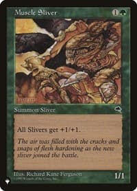 Muscle Sliver - The List Reprints - Magic: The Gathering card