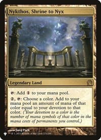 Nykthos, Shrine to Nyx - The List Reprints - Magic: The Gathering card