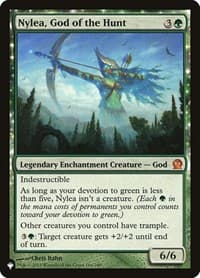 Nylea, God of the Hunt - The List Reprints - Magic: The Gathering card