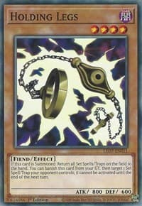 Holding Legs - Legendary Duelists: Rage of Ra - YuGiOh card