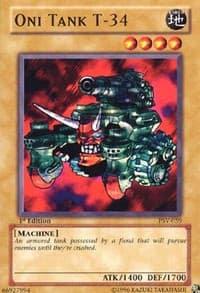 Oni Tank T-34 - Pharaoh's Servant - YuGiOh card