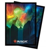 Zendikar Rising Omnath, Locus of Creation Standard Deck Protectors for Magic (100-pack) - Ultra Pro Card Sleeves - Card Sleeves card