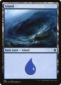 Island - Zendikar Rising - Magic: The Gathering card
