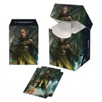 Zendikar Rising Nissa of Shadowed Boughs PRO 100+ Deck Box for Magic - Ultra Pro Deck Boxes - Deck Boxes card