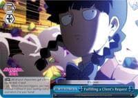 Fulfilling a Client's Request - Mob Psycho 100 - Weiss Schwarz card