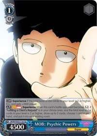 MOB: Psychic Powers - Mob Psycho 100 - Weiss Schwarz card