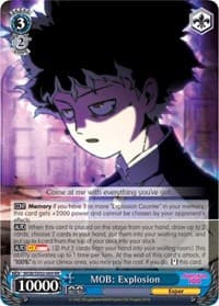 MOB: Explosion - Mob Psycho 100 - Weiss Schwarz card