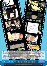Explosion Counter (A) - Mob Psycho 100 - Weiss Schwarz card