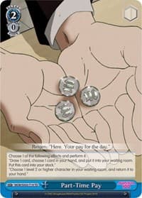 Part-Time Pay - Mob Psycho 100 - Weiss Schwarz card