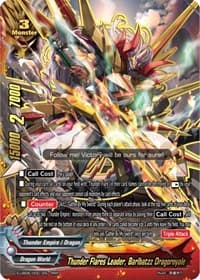Thunder Flares Leader, Barlbatzz Dragoroyale - Buddy Again Vol.3 ~Beyond the Ages~ - Future Card BuddyFight card