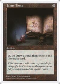 Jalum Tome - Fifth Edition - Magic: The Gathering card