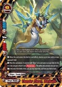 Thunder Flares, Bariballo - Buddy Again Vol.3 ~Beyond the Ages~ - Future Card BuddyFight card