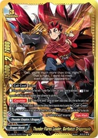 Thunder Flares Leader, Barlbatzz Dragoroyale (SP) - Buddy Again Vol.3 ~Beyond the Ages~ - Future Card BuddyFight card