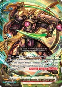 Steelframe Swordsman, KUROGANE "HAYABUSA" - Buddy Ragnarok - Future Card BuddyFight card