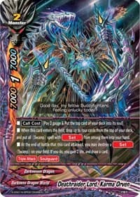 Deathraider Lord, Karma Orven - Buddy Ragnarok - Future Card BuddyFight card