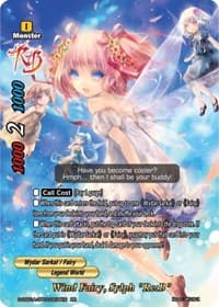 Wind Fairy, Sylph "Re:B" - Buddy Ragnarok - Future Card BuddyFight card
