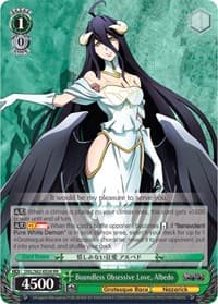 Boundless Obsessive Love, Albedo - Nazarick: Tomb of the Undead - Weiss Schwarz card